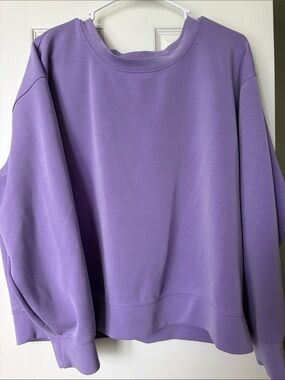 a new day Lavender Crewneck Sweatshirt